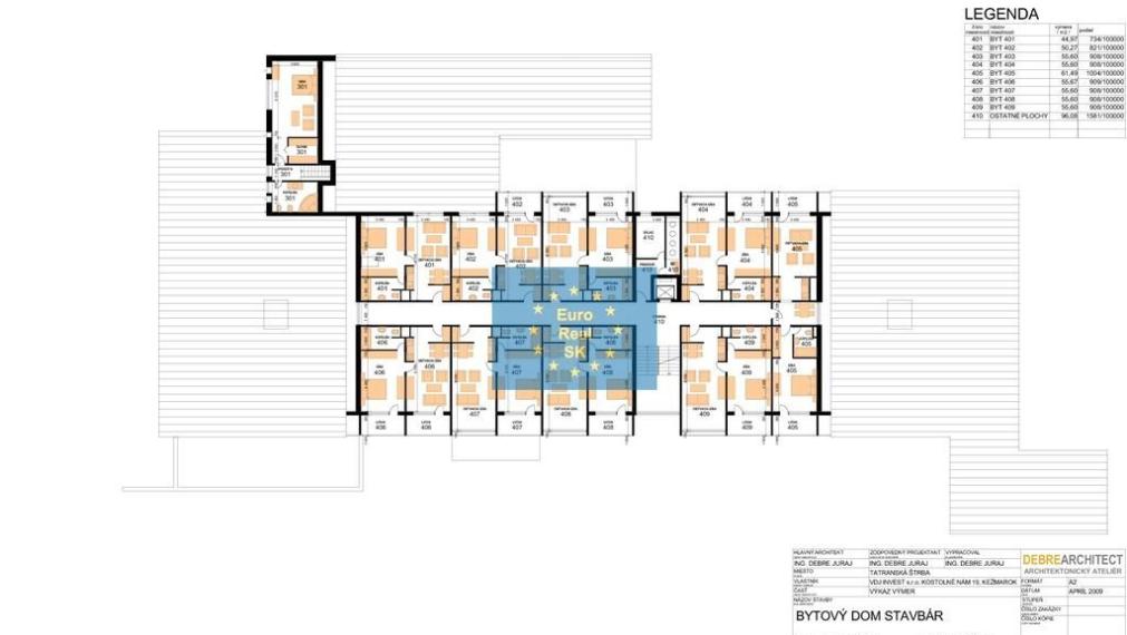 Predáme vo Vysokých Tatrách - Tatranská Štrba,   rekreačné zariadenie ( bytový dom, 53 bytov) , pozemok 12.565 m2, všetky IS, možnosť  ďalšej zástavby ( 33 bytov), firemné vlastníctvo.