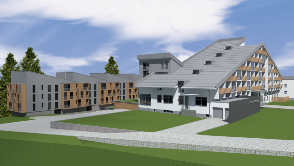 Predáme vo Vysokých Tatrách - Tatranská Štrba,   rekreačné zariadenie ( bytový dom, 53 bytov) , pozemok 12.565 m2, všetky IS, možnosť  ďalšej zástavby ( 33 bytov), firemné vlastníctvo.