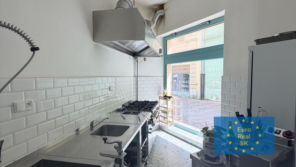 Prenájom novej gastro prevádzky Košice - Centrum, 90 m2.