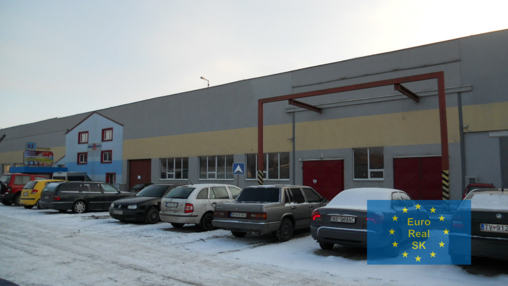 Prenájom skladových priestorov v KE - Južná tr., výmera 300m2