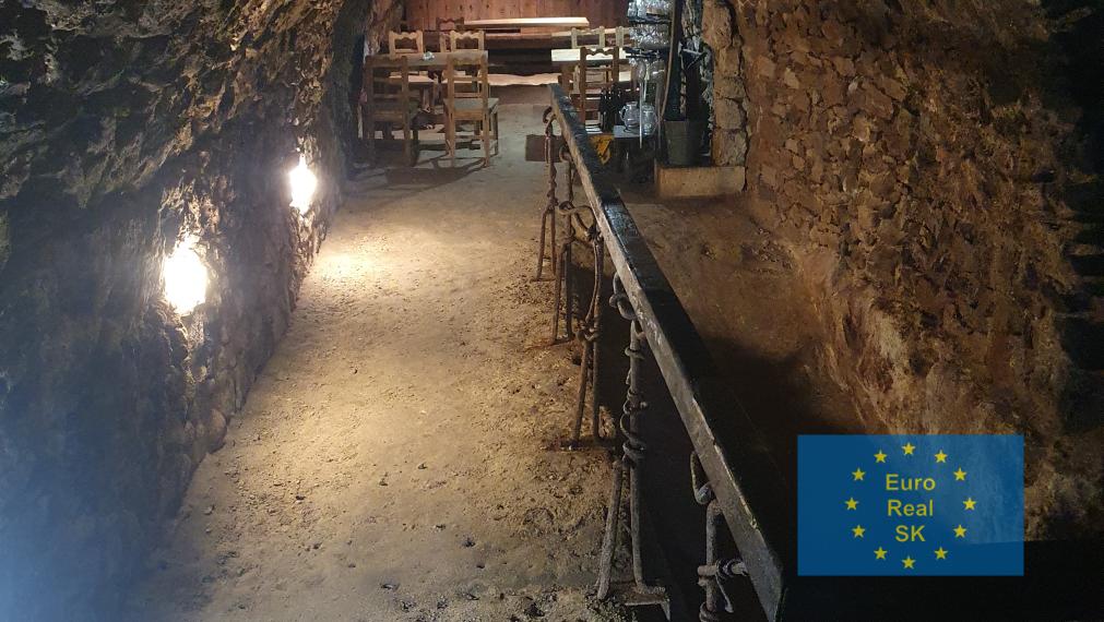 Predaj grófskej tufovej podzemnej vinnej pivnice v tokajskej oblasti, Veľká Tŕňa, osobné vlastníctvo, národná kultúrna pamiatka