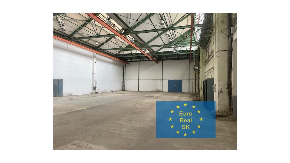 Košice prenájom výrobno-skladových priestorov, 2x700 m2, 1.400 m2, 3.400 m2, žeriav 5 t (8t) , kancelárske priestory, parkovanie