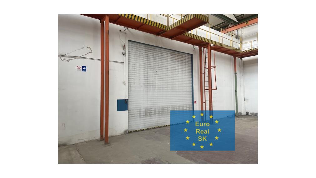 Košice prenájom výrobno-skladových priestorov, 2x700 m2, 1.400 m2, 3.400 m2, žeriav 5 t (8t) , kancelárske priestory, parkovanie