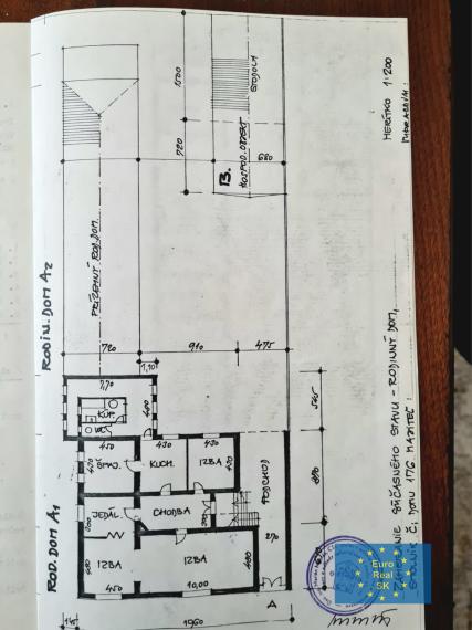 Predaj rodinného domu v obci Smolník, pozemok 5.929 m2, garáž, vhodný na rekreačné účely