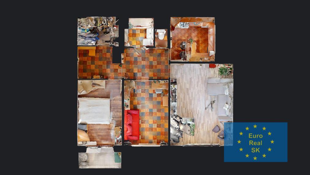 Predaj väčšieho 3 izb. bytu v Košiciach - Ťahanovce, Hanojská, OV.