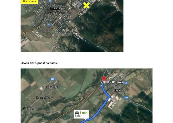 Predáme ( prenajmeme ) v Dubnici nad Váhom výrobne skladovací areál, dve haly a priľahlé pozemky